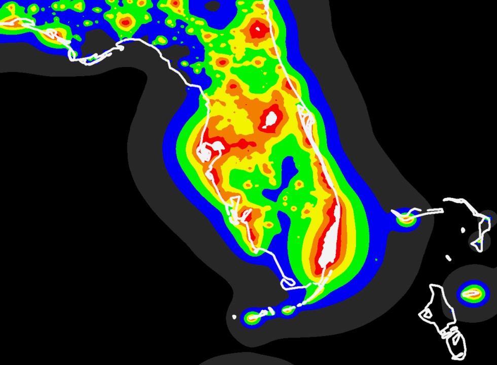  [Luminic Map of Florida] 